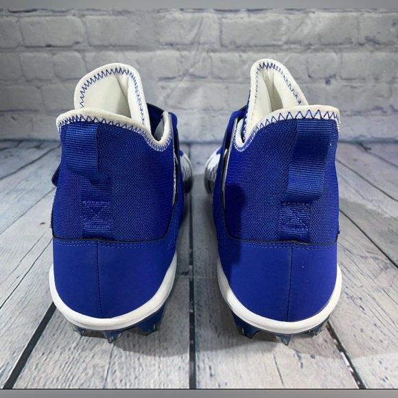 Nike Alpha Menace Pro 2 Mid Football Cleats size 12 BV3945-101 Team Royal - Picture 6 of 8